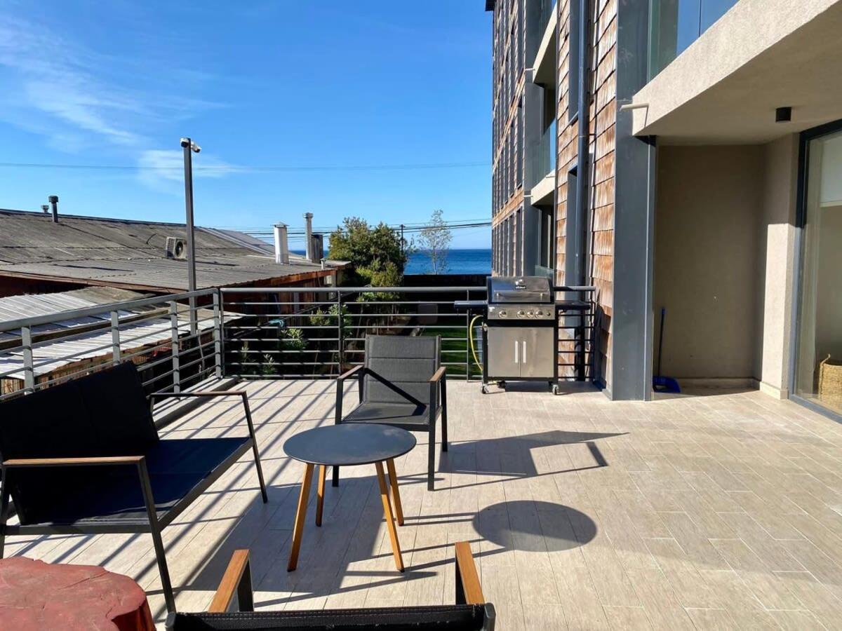 Апартаменты Depto 2D2B Frente A La Costanera Piscina Temperada Servicio Hom 0401 Пуэрто-Варас Экстерьер фото